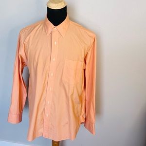 J.Crew Men's Peach Dress Shirt Size 16-16.5